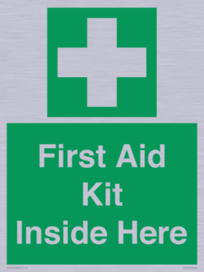 First Aid Kit Inside Here
